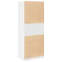 Weißer Schrank aus Holzwerkstoff 80x50x200 cm von , Kleiderschränke - Ref: Foro24-3307693, Preis: 170,15 €, Rabatt: %