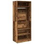 Ingenieurholzschrank in gealtertem Holz 80x50x200 cm von , Kleiderschränke - Ref: Foro24-3307700, Preis: 184,16 €, Rabatt: %