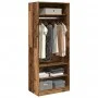 Engineered wood aged wood wardrobe 80x50x200 cm by , Wardrobes - Ref: Foro24-3307700, Price: 180,90 €, Discount: %