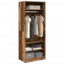 Ingenieurholzschrank in gealtertem Holz 80x50x200 cm von , Kleiderschränke - Ref: Foro24-3307700, Preis: 184,16 €, Rabatt: %