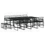 13-teiliges Gartensitzgruppen-Set aus schwarzem Kunststoff-Rattan von , Gartensets - Ref: Foro24-3295055, Preis: 714,25 €, Ra...