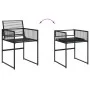 13-piece black synthetic rattan garden dining set by , Garden sets - Ref: Foro24-3295055, Price: 782,58 €, Discount: %