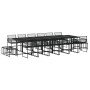 Gartenmöbel-Set, 17-teilig, aus schwarzem synthetischem Rattan. von , Gartensets - Ref: Foro24-3295057, Preis: 985,57 €, Raba...