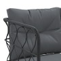 Garden sofa with black steel frame and textilene cushions by , Garden sets - Ref: Foro24-3283747, Price: 359,36 €, Discount: %