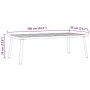 Gartensofa mit schwarzen Kissen aus Stahl und Textilene von , Gartensets - Ref: Foro24-3283747, Preis: 389,55 €, Rabatt: %