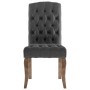 Sillas de comedor 4 unidades tela con apariencia de lino gris de , Sillas de comedor - Ref: Foro24-3309173, Precio: 506,87 €,...