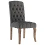 Dining chairs, set of 4, fabric with a gray linen-like appearance. by , dining chairs - Ref: Foro24-3309173, Price: 499,09 €,...