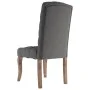 Esszimmerstühle, 4 Stück, Stoff mit grauer Leinenoptik. von , Essstühle - Ref: Foro24-3309173, Preis: 499,09 €, Rabatt: %