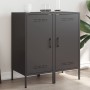 Cold-rolled black steel sideboard 2 pieces 36x39x79 cm by , Sideboards - Ref: Foro24-843013, Price: 121,88 €, Discount: %
