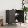 Cold-rolled black steel sideboard 2 pieces 36x39x79 cm by , Sideboards - Ref: Foro24-843013, Price: 120,56 €, Discount: %