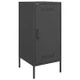 Kaltgewalzter schwarzer Stahlschrank, 2 Stück, 36x39x79 cm. von , Sideboards - Ref: Foro24-843013, Preis: 120,56 €, Rabatt: %