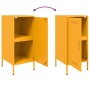 Aparador de acero laminado en frío amarillo mostaza 36x39x79 cm de , Aparadores - Ref: Foro24-843018, Precio: 76,02 €, Descue...