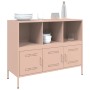 Kaltgewalzter rosa Stahlschrank 100,5x39x79 cm von , Sideboards - Ref: Foro24-843091, Preis: 157,37 €, Rabatt: %