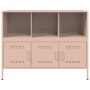 Kaltgewalzter rosa Stahlschrank 100,5x39x79 cm von , Sideboards - Ref: Foro24-843091, Preis: 157,37 €, Rabatt: %