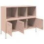 Cold-rolled steel sideboard in pink, 100.5x39x79 cm by , Sideboards - Ref: Foro24-843091, Price: 155,23 €, Discount: %