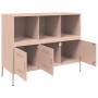 Kaltgewalzter rosa Stahlschrank 100,5x39x79 cm von , Sideboards - Ref: Foro24-843091, Preis: 157,37 €, Rabatt: %