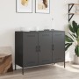 Cold-rolled black steel sideboard 100.5x39x79 cm by , Sideboards - Ref: Foro24-843024, Price: 185,52 €, Discount: %