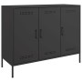 Cold-rolled black steel sideboard 100.5x39x79 cm by , Sideboards - Ref: Foro24-843024, Price: 185,52 €, Discount: %