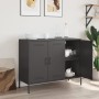 Cold-rolled black steel sideboard 100.5x39x79 cm by , Sideboards - Ref: Foro24-843024, Price: 185,52 €, Discount: %