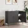 Cold-rolled black steel sideboard 100.5x39x79 cm by , Sideboards - Ref: Foro24-843024, Price: 182,82 €, Discount: %