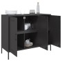 Cold-rolled black steel sideboard 100.5x39x79 cm by , Sideboards - Ref: Foro24-843024, Price: 185,52 €, Discount: %