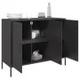 Cold-rolled black steel sideboard 100.5x39x79 cm by , Sideboards - Ref: Foro24-843024, Price: 182,82 €, Discount: %