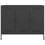 Cold-rolled black steel sideboard 100.5x39x79 cm by , Sideboards - Ref: Foro24-843024, Price: 182,82 €, Discount: %