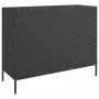 Cold-rolled black steel sideboard 100.5x39x79 cm by , Sideboards - Ref: Foro24-843024, Price: 182,82 €, Discount: %