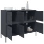 Kaltgewalzter Stahlschrank in Anthrazitgrau 100,5x39x79 cm von , Sideboards - Ref: Foro24-843098, Preis: 178,46 €, Rabatt: %