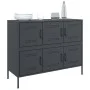 Cold-rolled anthracite gray laminated steel sideboard 100.5x39x79 cm by , Sideboards - Ref: Foro24-843098, Price: 168,92 €, D...