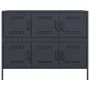Cold-rolled anthracite gray laminated steel sideboard 100.5x39x79 cm by , Sideboards - Ref: Foro24-843098, Price: 168,92 €, D...