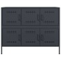 Kaltgewalzter Stahlschrank in Anthrazitgrau 100,5x39x79 cm von , Sideboards - Ref: Foro24-843098, Preis: 178,46 €, Rabatt: %