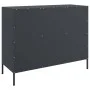 Cold-rolled anthracite gray laminated steel sideboard 100.5x39x79 cm by , Sideboards - Ref: Foro24-843098, Price: 168,92 €, D...