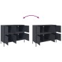 Kaltgewalzter Stahlschrank in Anthrazitgrau 100,5x39x79 cm von , Sideboards - Ref: Foro24-843098, Preis: 178,46 €, Rabatt: %
