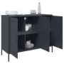 Cold-rolled anthracite gray laminated steel sideboard 100.5x39x79 cm by , Sideboards - Ref: Foro24-843026, Price: 200,78 €, D...