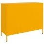 Cold-rolled steel sideboard in yellow, 100.5x39x79 cm by , Sideboards - Ref: Foro24-843093, Price: 153,15 €, Discount: %