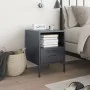 Nachttisch aus kaltgewalztem Stahl in Anthrazit 36x39x50,5 cm von , Nachttische - Ref: Foro24-843058, Preis: 70,70 €, Rabatt: %