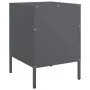 Nachttisch aus kaltgewalztem Stahl in Anthrazit 36x39x50,5 cm von , Nachttische - Ref: Foro24-843058, Preis: 70,70 €, Rabatt: %