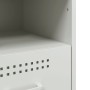 Mesita de noche de acero laminado en frío blanco 36x39x50,5 cm de , Mesitas de noche - Ref: Foro24-843064, Precio: 62,39 €