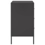 Mesitas de noche 2 uds acero laminado en frío negro 36x39x68 cm de , Mesitas de noche - Ref: Foro24-843079, Precio: 160,91 €