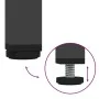 Bedside tables 2 units cold-rolled steel black 36x39x68 cm by , Nightstands - Ref: Foro24-843079, Price: 135,34 €, Discount: %