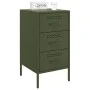 Nachttische, 2 Stück, aus grünem Olivenstahlblech, 36x39x68 cm. von , Nachttische - Ref: Foro24-843087, Preis: 142,74 €, Raba...