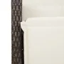 Garden table and 5-piece chair set with brown synthetic rattan cushions. by , Garden sets - Ref: Foro24-3276917, Price: 584,2...
