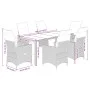 Gartentisch- und Stuhlset 7-teilig mit PE-Rattan-Beige-Kissen. von , Gartensets - Ref: Foro24-3276941, Preis: 894,98 €, Rabat...