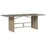 Garden table and chairs set 7 pieces with beige PE rattan cushions by , Garden sets - Ref: Foro24-3276943, Price: 943,04 €, D...