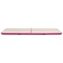 Inflatable gymnastics mat with pink PVC pump 800x100x15 cm by vidaXL, Pilates and yoga mats - Ref: Foro24-92673, Price: 344,7...