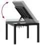 Gartenbankkissen 4-teilig, Stahl mit schwarzer Pulverbeschichtung. von , Gartensets - Ref: Foro24-3283640, Preis: 298,16 €, R...