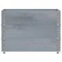 Palettenhalsketten, 3 Stück Massivholz aus grauer Kiefer, 80x60 cm. von , Ladeplattformen und Paletten - Ref: Foro24-3295364,...