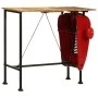 Tisch- und Barhocker-Set, 7-teilig, aus massivem Mangoholz. von , Möbelsets für Küchen und Esszimmer - Ref: Foro24-4009370, P...