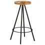 7-piece solid mango wood table and bar stools set by , Furniture sets for kitchens and dining rooms - Ref: Foro24-4009370, Pr...